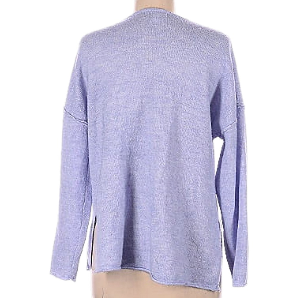 BOUTIQUE* PINCH Soft V-Neck‎ Side-Slit Knit Sweater - Picture 9 of 9